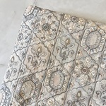 110cm×50cm  インド刺繍生地　クリーム