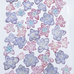 紫陽花　八重押し花ブルーピンク☆