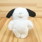 PU-PU PUPPY ぬいぐるみ　りっぱなこいぬのぷーぷ　【しろくろ4】
