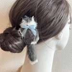 しっぽがゆらゆら揺れるねこちゃんヘアコーム(M24)