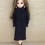 リカちゃん リブニットワンピース