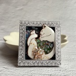 【4/26  21：00まで！シークレット販売✨】　クロード・モネ　睡蓮　庭の景色の夢を抱いて眠る猫