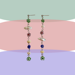 millefiori glass and pearl pierce #129