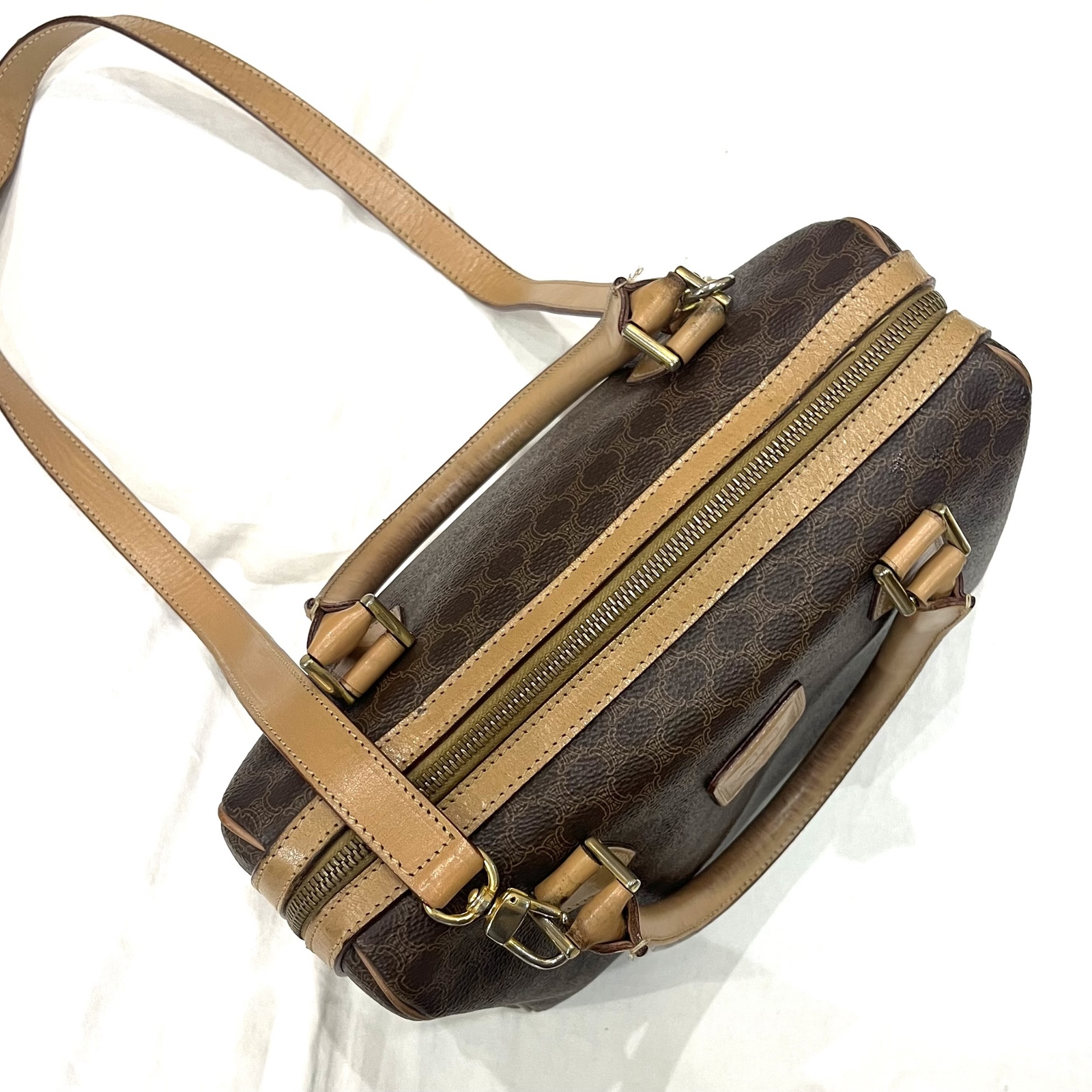 CELINE】 日常に。セリーヌマカダム 2wayボストンショルダーバッグ