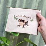 ナチュラルフラットポーチ(アカメカブトトカゲ)