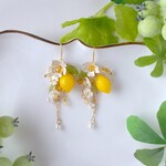 レモンのピアス(イヤリング）