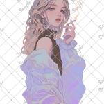 ℳ. xoxoshop オリジナル人物ステッカー2026.4月No.252