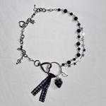 ༜black strawberry necklace༜