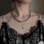 3way【grace spiral necklace】🤍🐚ステンレスチェーンネックレス(セットアイテム)