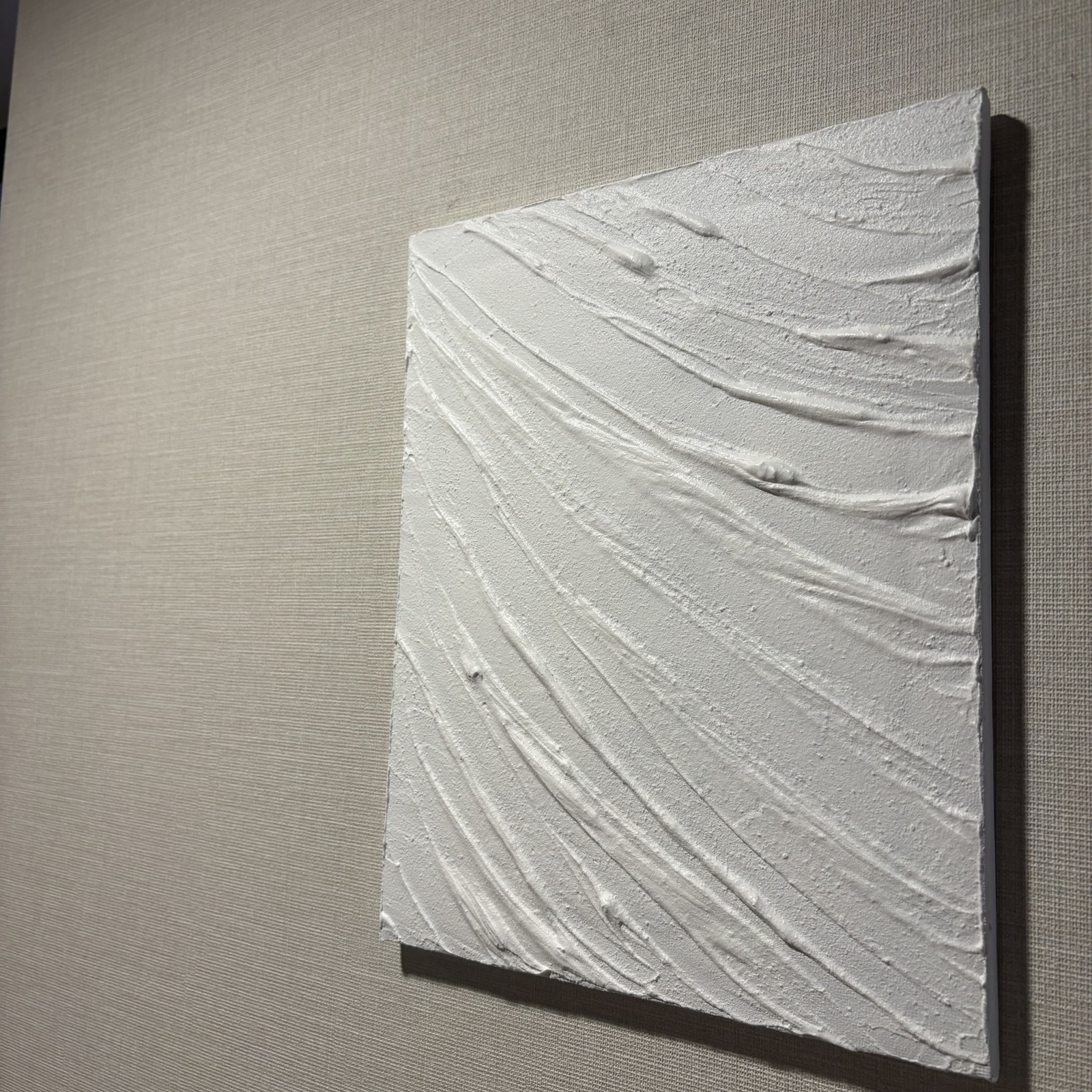 テクスチャーアート 白の世界 - R.art | minne byGMOペパボ 国内最大級
