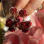 2pcs)4241)18kgpポストピアス)Rose)#2j