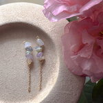 2pcs)4031)天然石タッセル)quartz mix)#2d