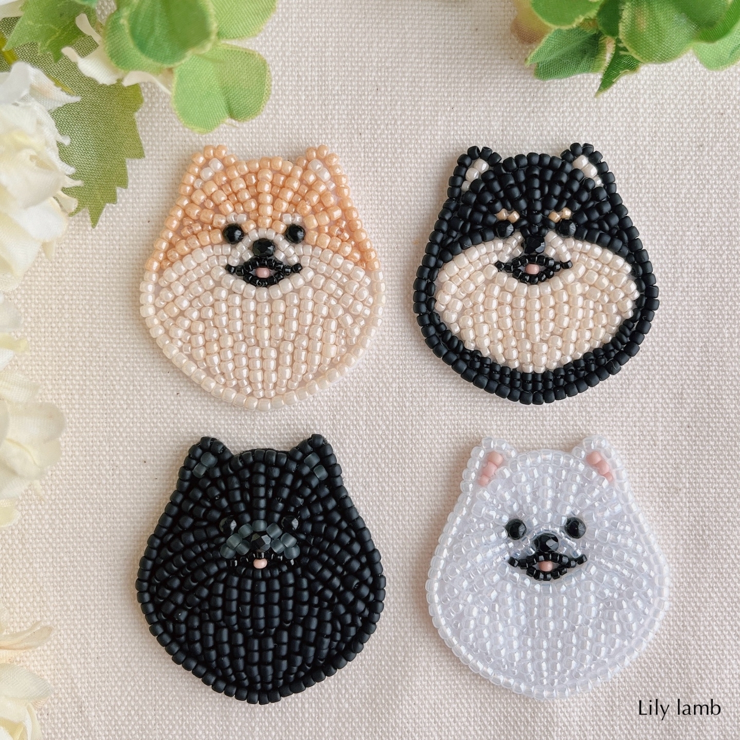 ビーズ刺繍のクリオネ ※受注制作 - L ILY LAMB'S GALLERY | minne