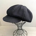 TOPI  大きめさんのデニムの深めキャスケット（ネイビー）