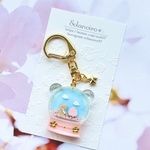くまちゃんのお花見キーホルダー🧸🌸