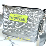 ♡シルバーハート♡キルティングおしゃれで収納力があるショルダーバッグ👜【879】レオパレード内生地はsold outでございます🙇‍♀️