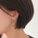 【silver925 】12mm スパイラルフープピアス