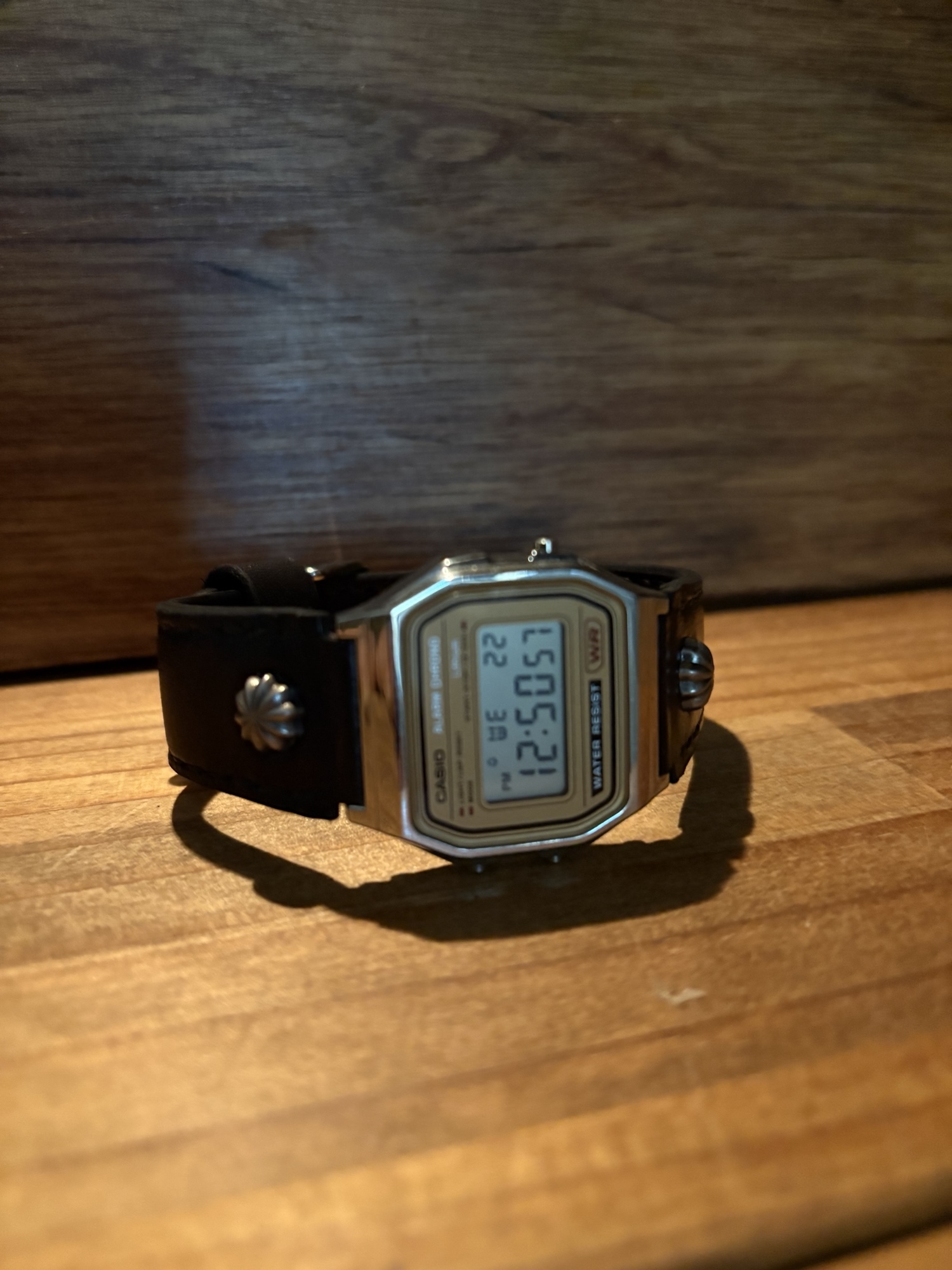 CASIO A158WEA-9JH クロムエクセルレザーベルト チプカシ - MiC