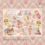 Rococo rabbit girlsコラージュペーパー2【No.b103】