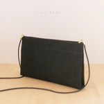 帆布ポシェットmini ネイビー(紐合皮)