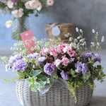 【母の日 早期ご予約販売】10％OFF 「ぶどうラテの花束植え」