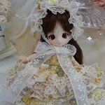 リバティ*ミニスウィーツドール*オビツ11*ドレスset*