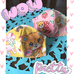 レトロなねこ&くまさん♡幼児用立体マスク♡子供用♡ハンドメイド