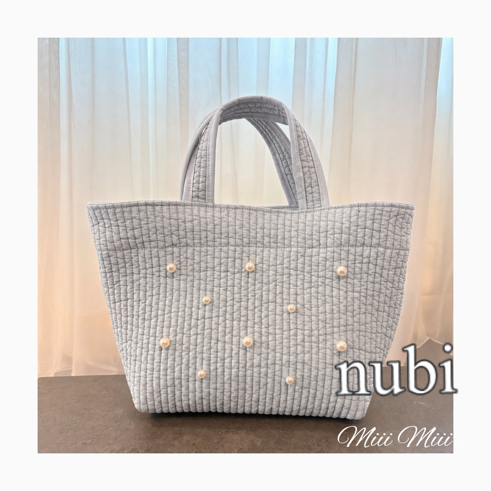 nubi ヌビバッグ ヌビ ブラック トートバッグ イブル - Miii 