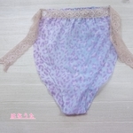 はなうたパンツ（ふんティ）レオパードＷガーゼ　ゆったりレギュラー丈