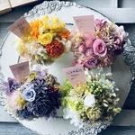 まだ間に合う💐母の日　4色から選ぶ　アレンジ　開店祝い　プリザーブドフラワー　結婚祝い　母の日ギフト　フラワーギフト　新築祝い　バラ　イエローオレンジ　ホワイトグリーン　ピンク　パープル　紫　白　緑　