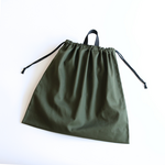 特大巾着 50×50cm 無地カーキ｜体操服袋・ジャージ入れ｜高学年〜中高生