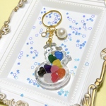 スノーマン 雪だるま シェイカーキーホルダー