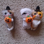 ＊hanahana  様　オーダー商品　ハロウィンねこちゃんブローチ　全2点＊