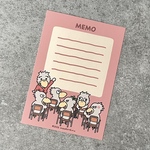 『ハシビロコウたちのメモ用紙📝〜学校🏫〜』20枚入り