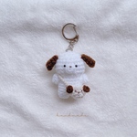いぬポシェットつきのわんこ　キーホルダー