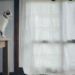 リネンダブルガーゼのふわふわパーテーション