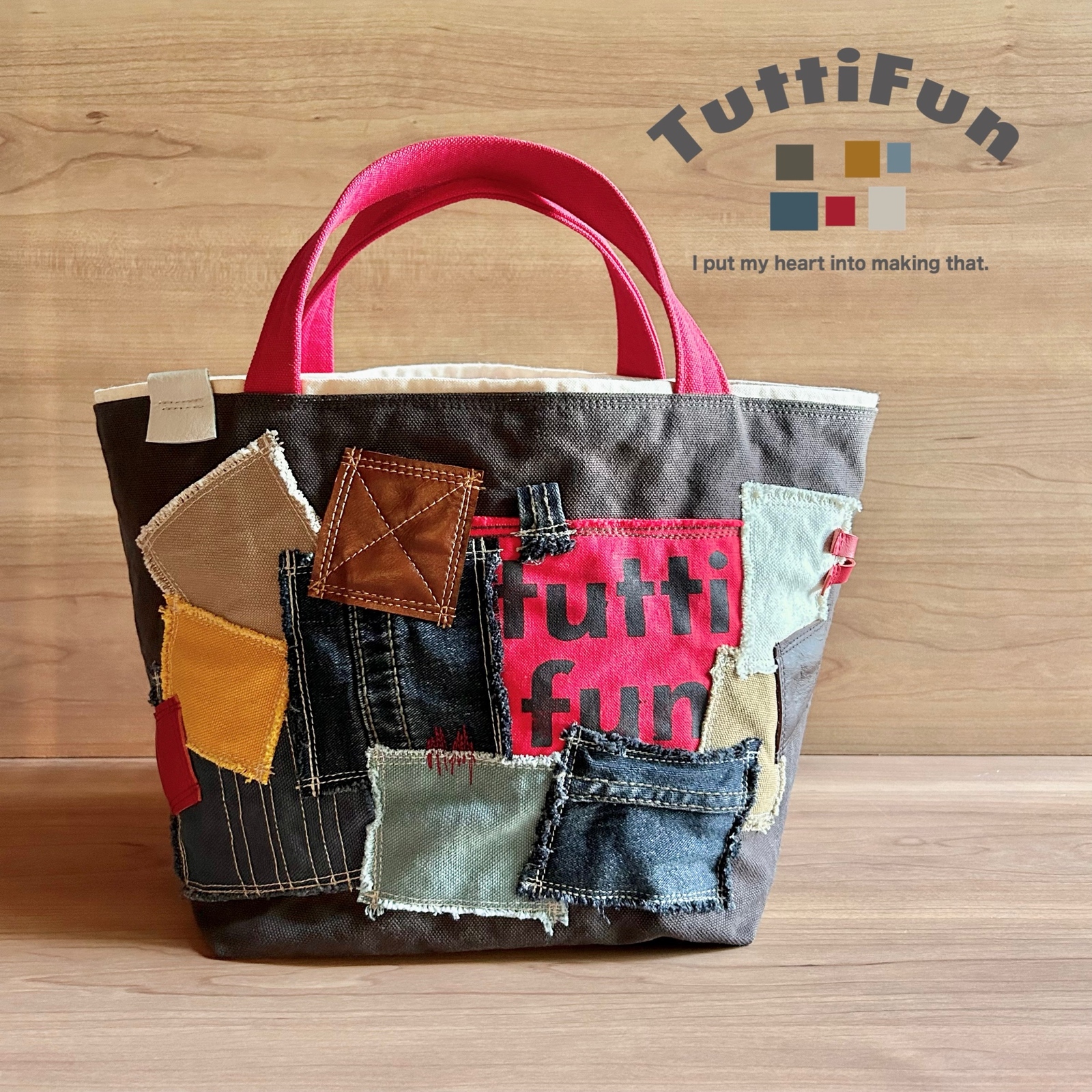tuttifun＊秋色の帆布バッグ - TuttiFun | minne byGMOペパボ 国内最大 