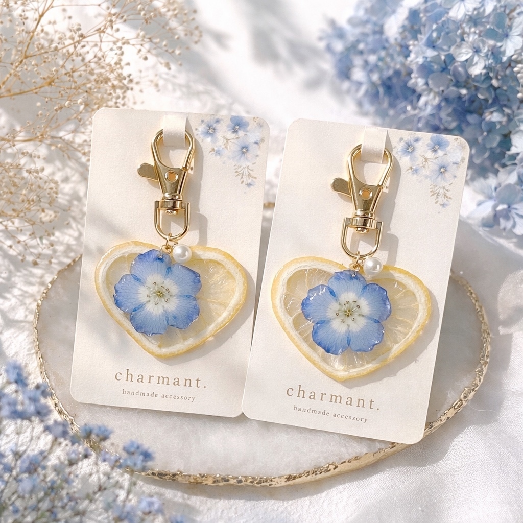 青薔薇ピアス𓂃🥀𓈒𓏸 - charmant | minne byGMOペパボ 国内最大級の