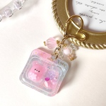 ②チュウ！春のお花見タイムキーホルダー♡キーホルダー　レジン　くま　ねずみ