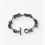 la / bracelet ｜ブレスレット サージカルステンレス シルバー 金属アレルギー対応 つけっぱなし メンズ ペア ペアブレスレット チェーン チェーンブレスレット 錆びない 刻印 名入れ