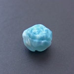 【専用ページ/ご予約品】高品質 ラリマー ぷっくり上品な 薔薇 美しい豪華な花を咲かせる ブレスレット レア 夢叶う 天然石アクセサリー J8⑨