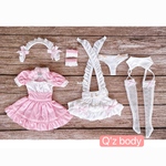 JANAYA ハンドメイド　Q’z body服　ピンクメイド服　6点セット