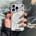 MagSafe対応￤スタッズデザインiPhoneケース￤シンプル×エッジ￤クリアケース￤aisle