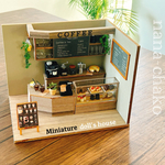 ミニチュアドールハウス（coffee shop）完成品