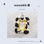msmo5l6様┊B8 トレカケース 𝐏𝐨𝐜𝐤𝐞𝐭 ┊黄色 白 牛柄 パンチニードル タフティング ニュアンス 韓国 キーホルダー