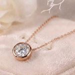 期間限定価格　1ct モアサナイト　ネックレス　一粒　ダイヤモンド　ゴールド　プラチナ　カラー　18k