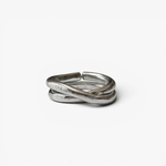 【特集掲載】ul. / ring ｜歪みのある オープンリング 一点もの サイズ調整可 シルバー ゴールド シンプル ミニマル ユニセックス 錆びない つけっぱなしOK 一点物 金属アレルギー対応