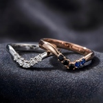 V Design Ring (ピンキーリング可）
