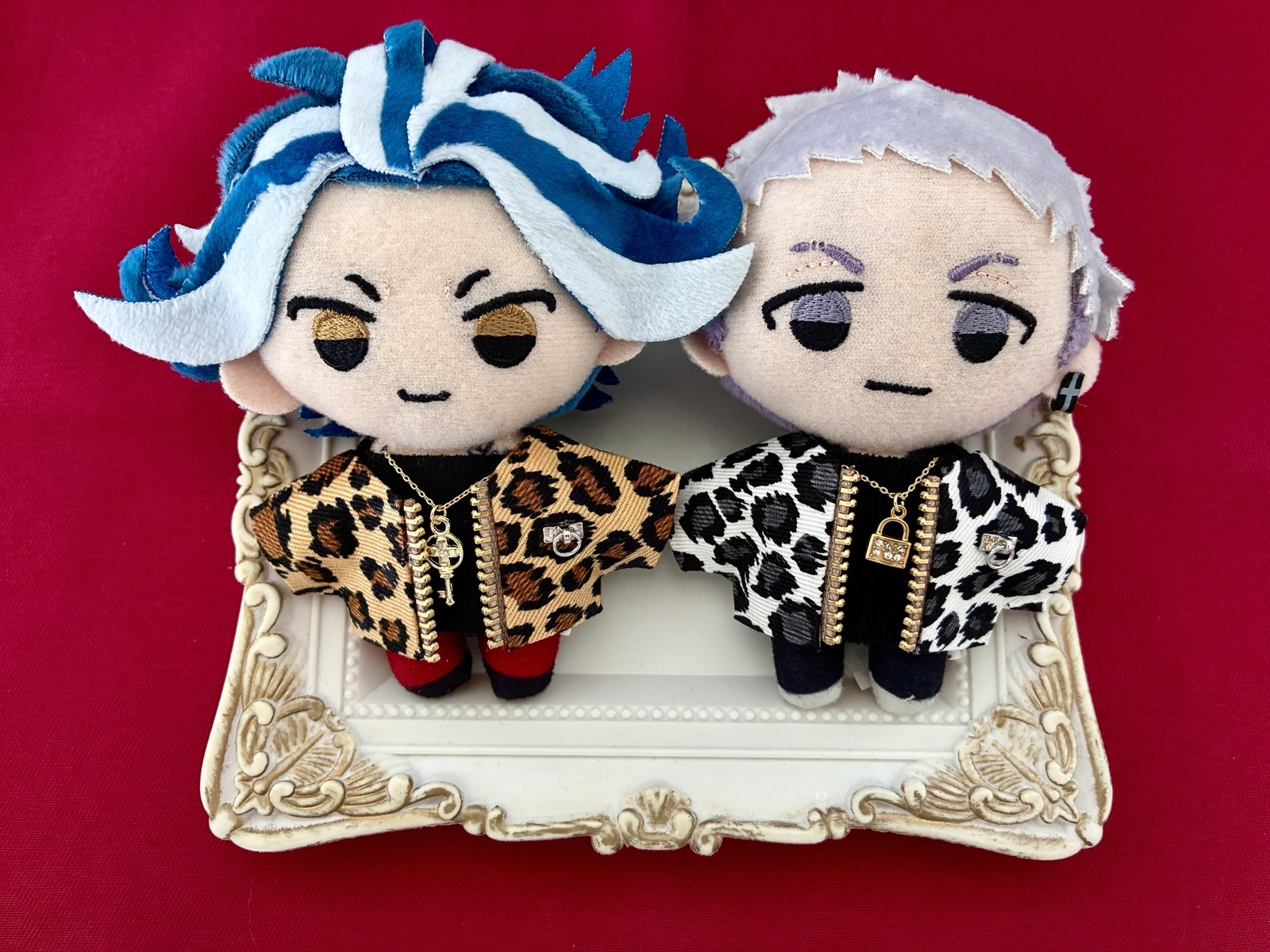 チルぬい Man レオパ柄 お洋服 閉鎖SALE ぬい服 10cm 12cm おしゃれ着【ヒョウ柄】4枚セット - 蓮の
