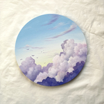 夕日と雲